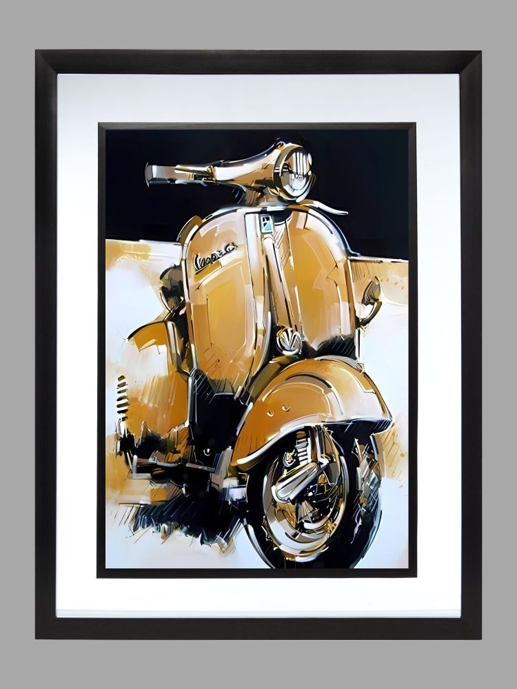 Vespa Scooter Poster Print