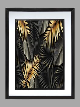 Palm Leaf Leaves Poster
