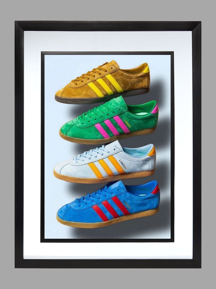 Football Casuals Poster Print Trainers
