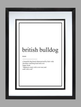 British Bulldog Poster