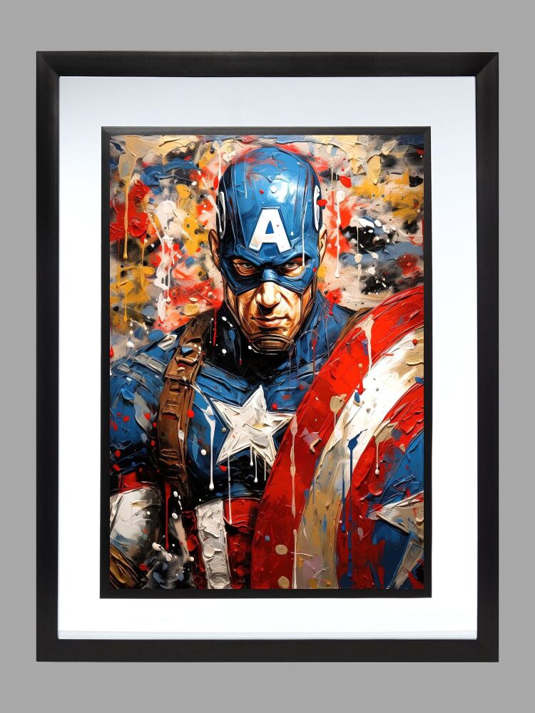 Captain America Poster Pint