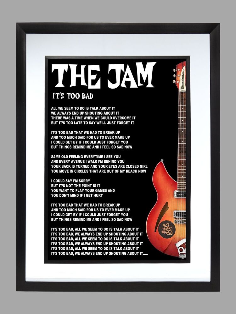 The Jam Poster Pint