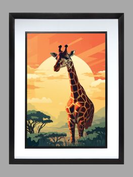 Giraffe Poster