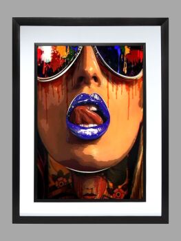 Lady In Sunglasses Poster