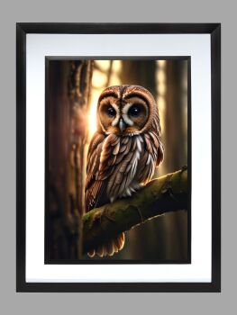 Tawny Owl Bird Of Prey Poster