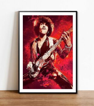 Phil Lynott Thin Lizzy Poster
