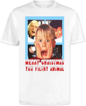 Home Alone Christmas T Shirt Jimmy Saville Gary Glitter