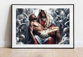 Jesus Crucified Poster
