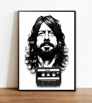 Dave Grohl Foo Fighters Poster