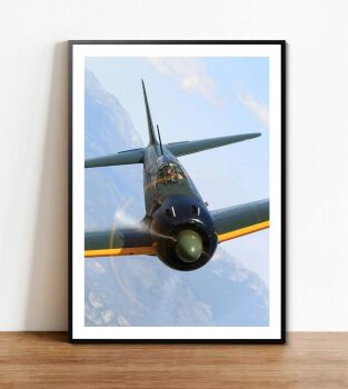 Japanese Fighter Plane Poster