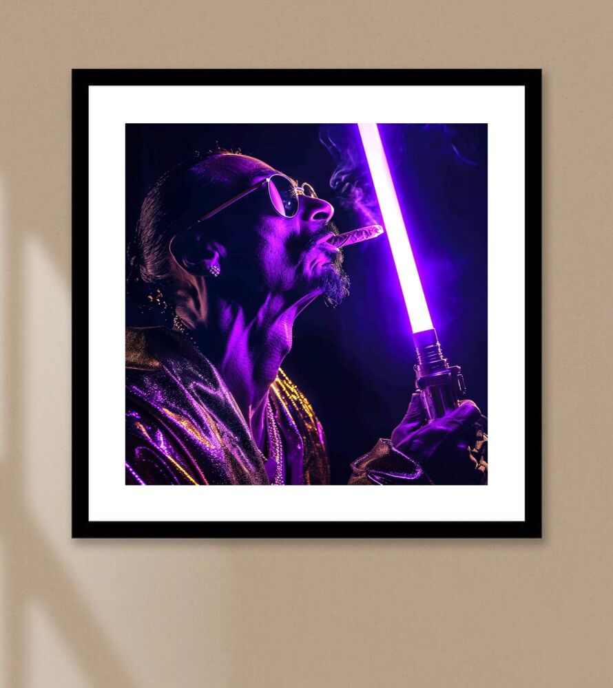Snoop Dog Star Wars Style Poster