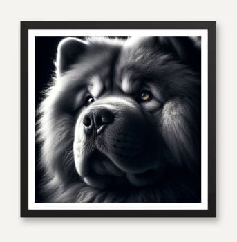 Chow Chow Dog Poster