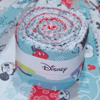 DISNEY MICKEY MOUSE FABRIC ROLL.  20 PIECES.