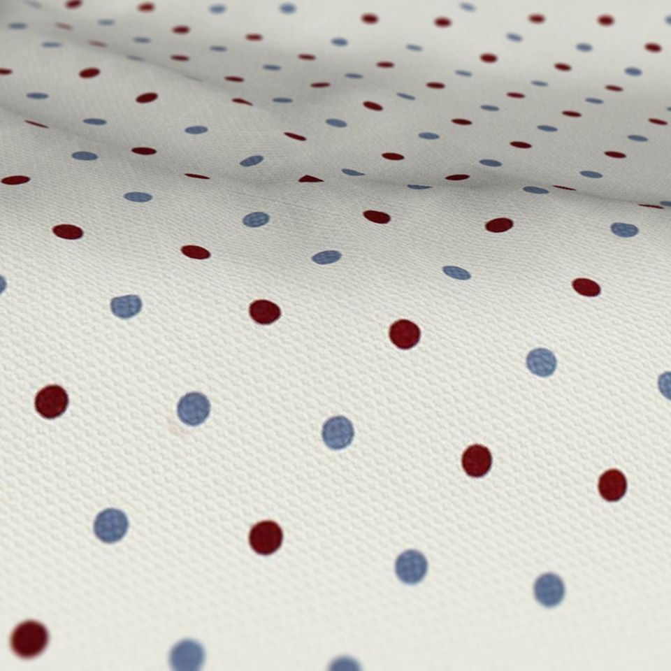 SPOTTY BLUE BY THE DESIGN STUDIO FOR CURTAINS AND SOFT FURNISHINGS