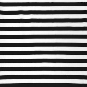 POLY COTTON BLACK AND WHITE STRIPE FOR DRESS MAKING ETC.