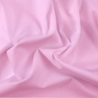FINE PLAIN DYED POLY COTTON FOR DRESS MAKING, CRAFTS ETC, PALE PINK.