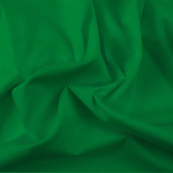 FINE PLAIN DYED POLY COTTON FOR DRESS MAKING, CRAFTS ETC, EMERALD.