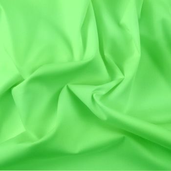 FINE PLAIN DYED POLY COTTON FOR DRESS MAKING, CRAFTS ETC, LIME.