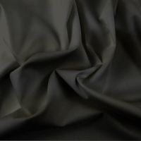 FINE PLAIN DYED POLY COTTON FOR DRESS MAKING, CRAFTS ETC, BLACK.