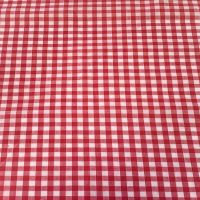 1/4 INCH RED AND WHITE GINGHAM