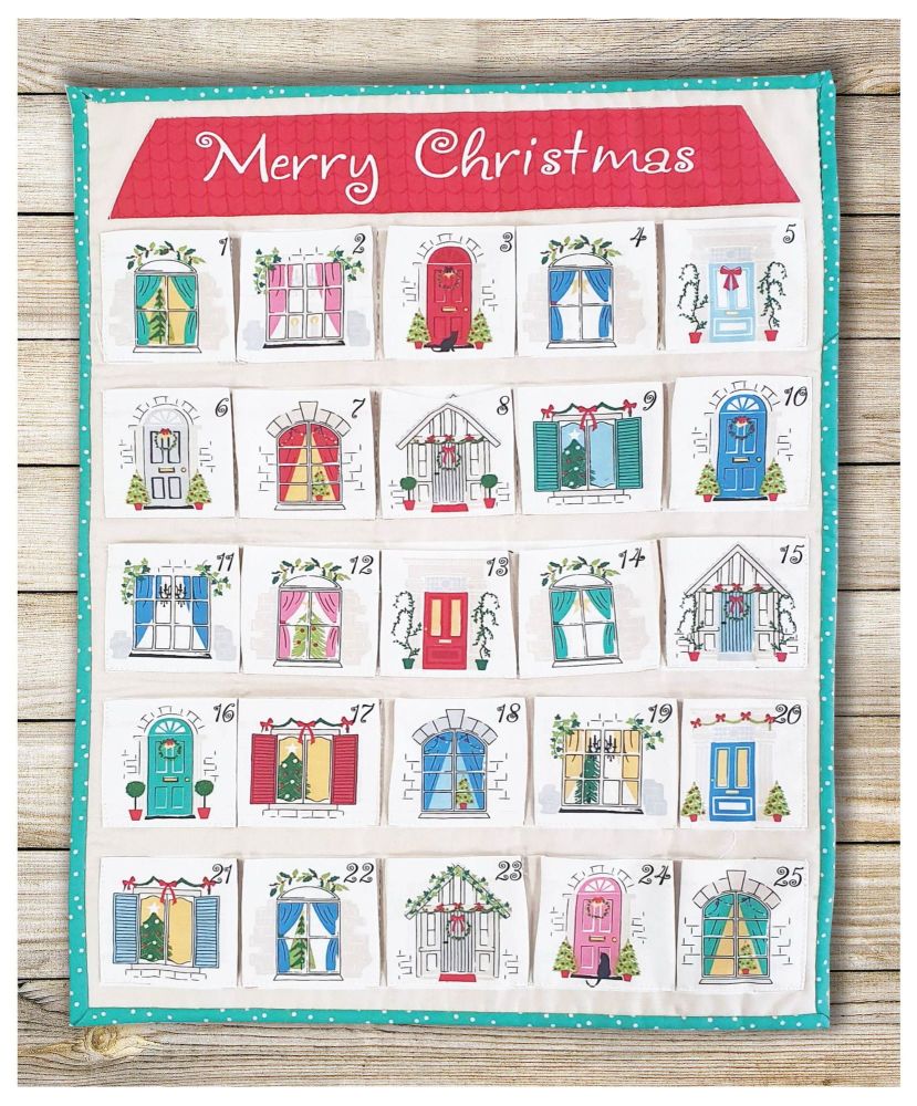 MAKE YOUR OWN CHRISTMAS ADVENT PANEL BY THE COTTON CRAFT CO'.