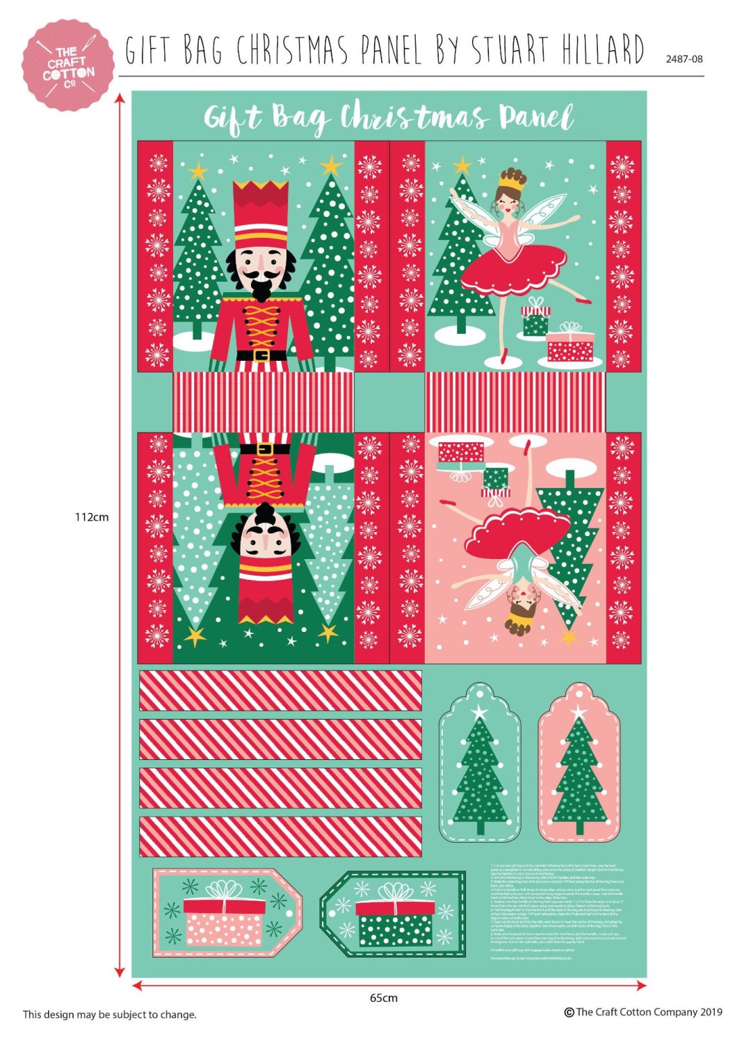 MAKE YOUR OWN CHRISTMAS GIFT BAGS NUTCRACKER BY STUART HILLARD