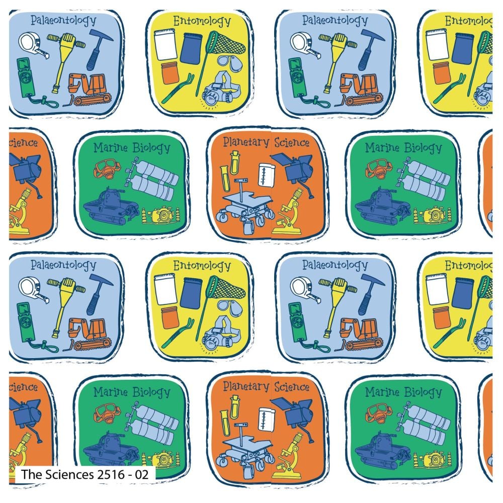 THE SCIENCES, 100% COTTON BY THE NATURAL HISTORY MUSEUM. SPECIAL OFFER PRI