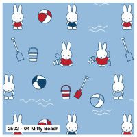 MIFFY BEACH ON 100% COTTON BY THE COTTON CRAFT CO'.  