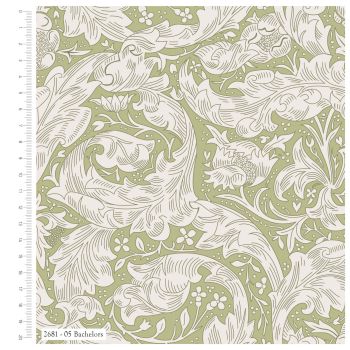 WILLIAM MORRIS 'BACHELORS' FROM THE V&A COLLECTION, 100% COTTON