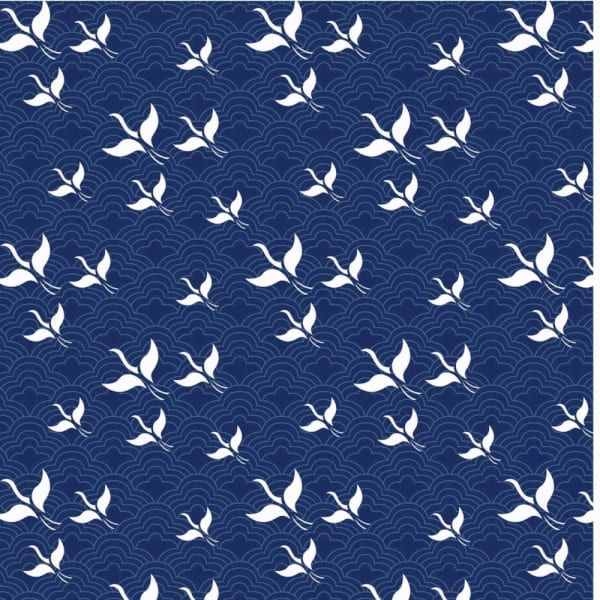 STUART HILLARD KYOTO RANGE CRAFT COTTON COMPANY, 100% COTTON. CRANE IN THE