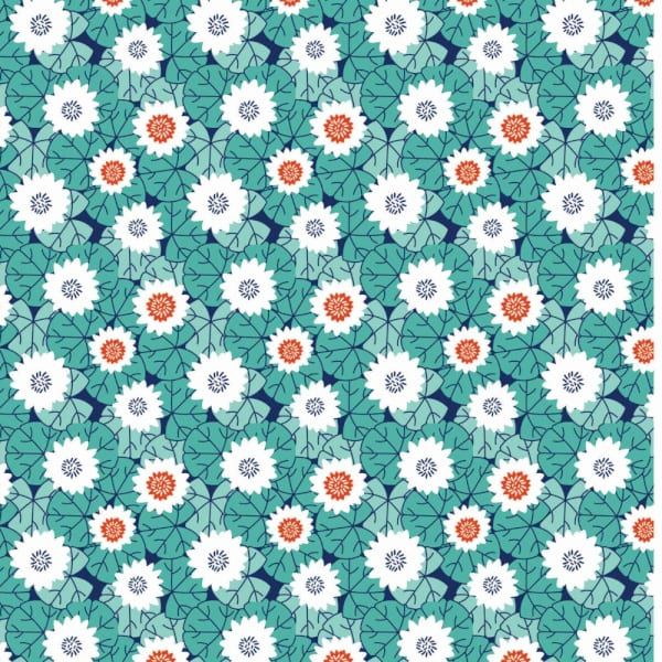 STUART HILLARD KYOTO RANGE CRAFT COTTON COMPANY, 100% COTTON. CHERRY BLOSSO