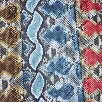 FAUX SNAKE SKIN MATTE LEATHERETTE FOR SOFT FURNISHINGS, BAGS, DRESS MAKING ETC.