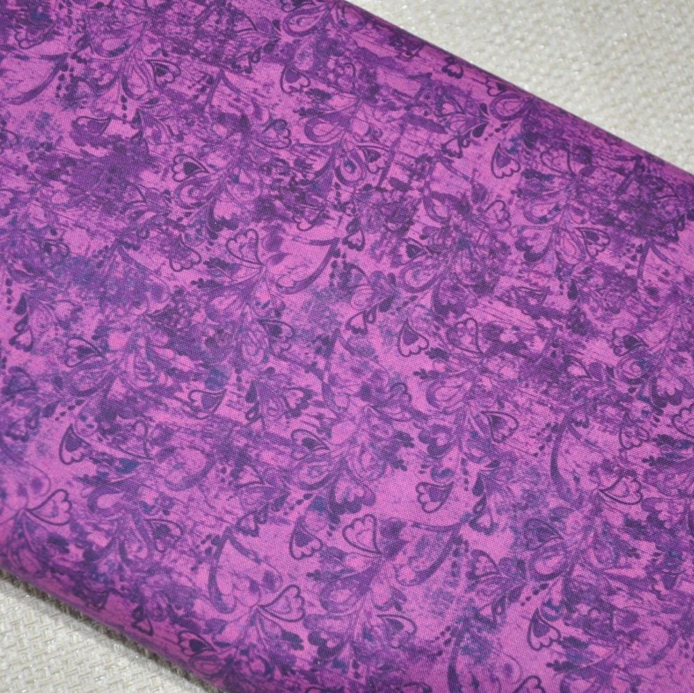 3 WISHES FABRIC 'IN THE MEADOW' BY CONNIE HALEY, 100% COTTON.