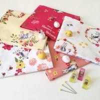 PETER RABBIT RANGE, SOLD BY THE METRE, FLOWERS AND DREAMS, 100% COTTON.