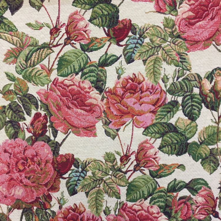 CHATHAM GLYN NEW WORLD TAPESTRY, ROSAL FLORAL.