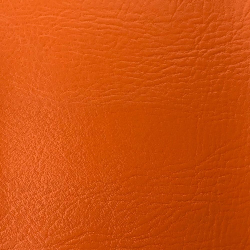 FR CERTIFIED CONTRACT GRADE UPHOLSTERY LEATHERETTE ORANGE
