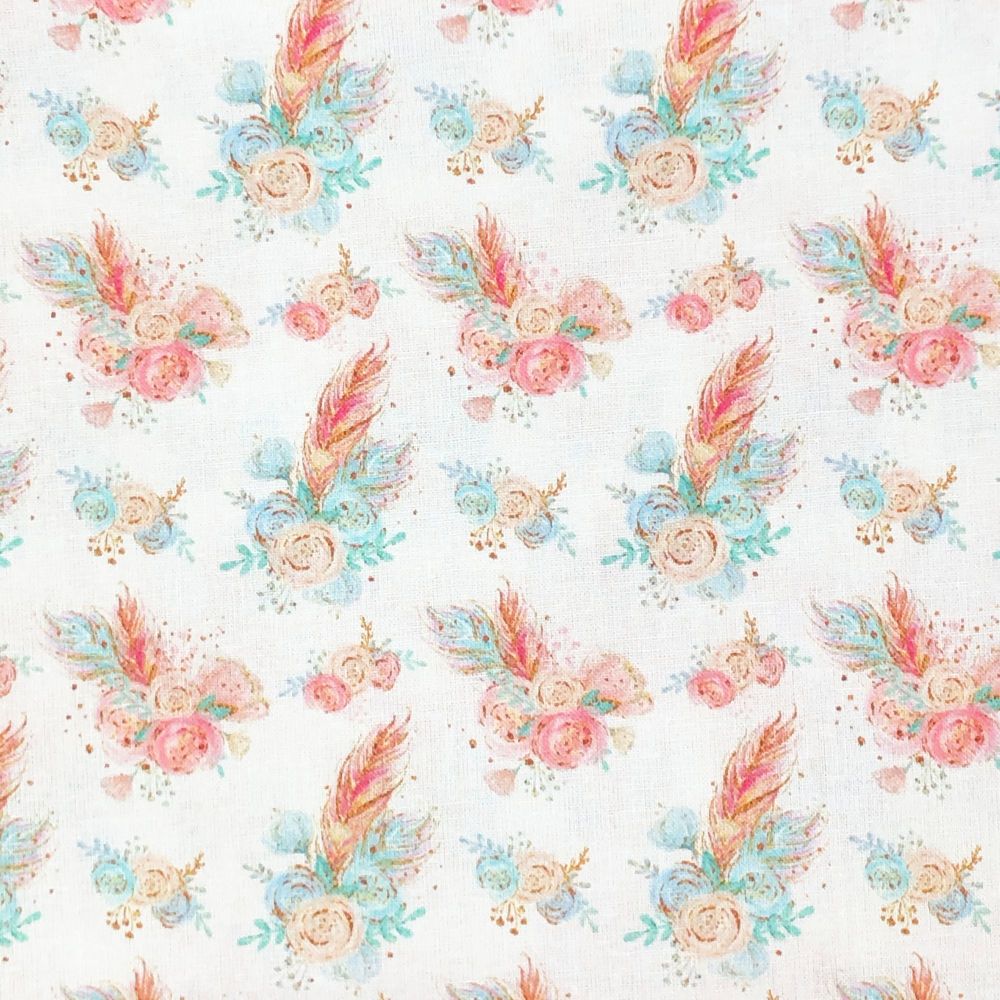 100% COTTON, 140 CMS WIDE. 'CHIC' RANGE, 4 DESIGNS TO CHOOSE FROM. DESIGN 4