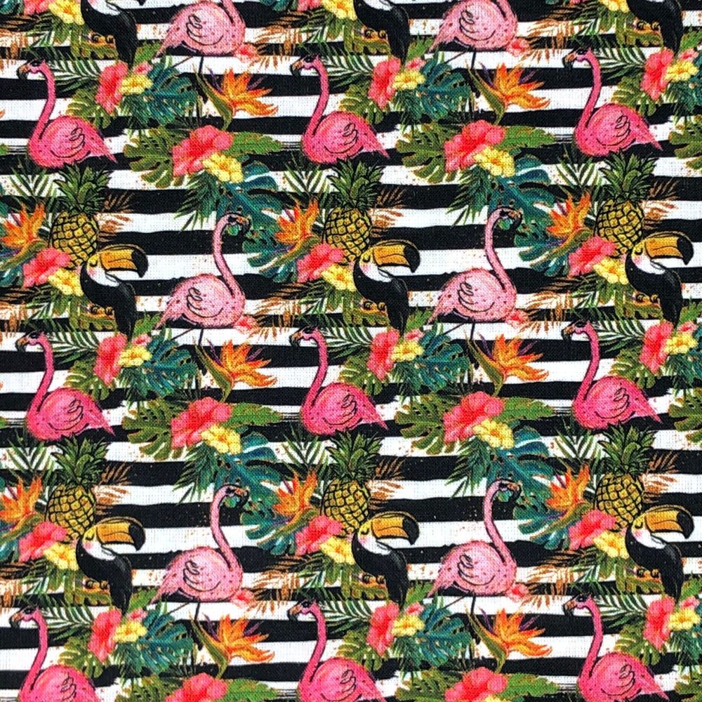 100% COTTON, 140 CMS WIDE. 'TROPICAL' RANGE, 4 DESIGNS TO CHOOSE FROM. DESI