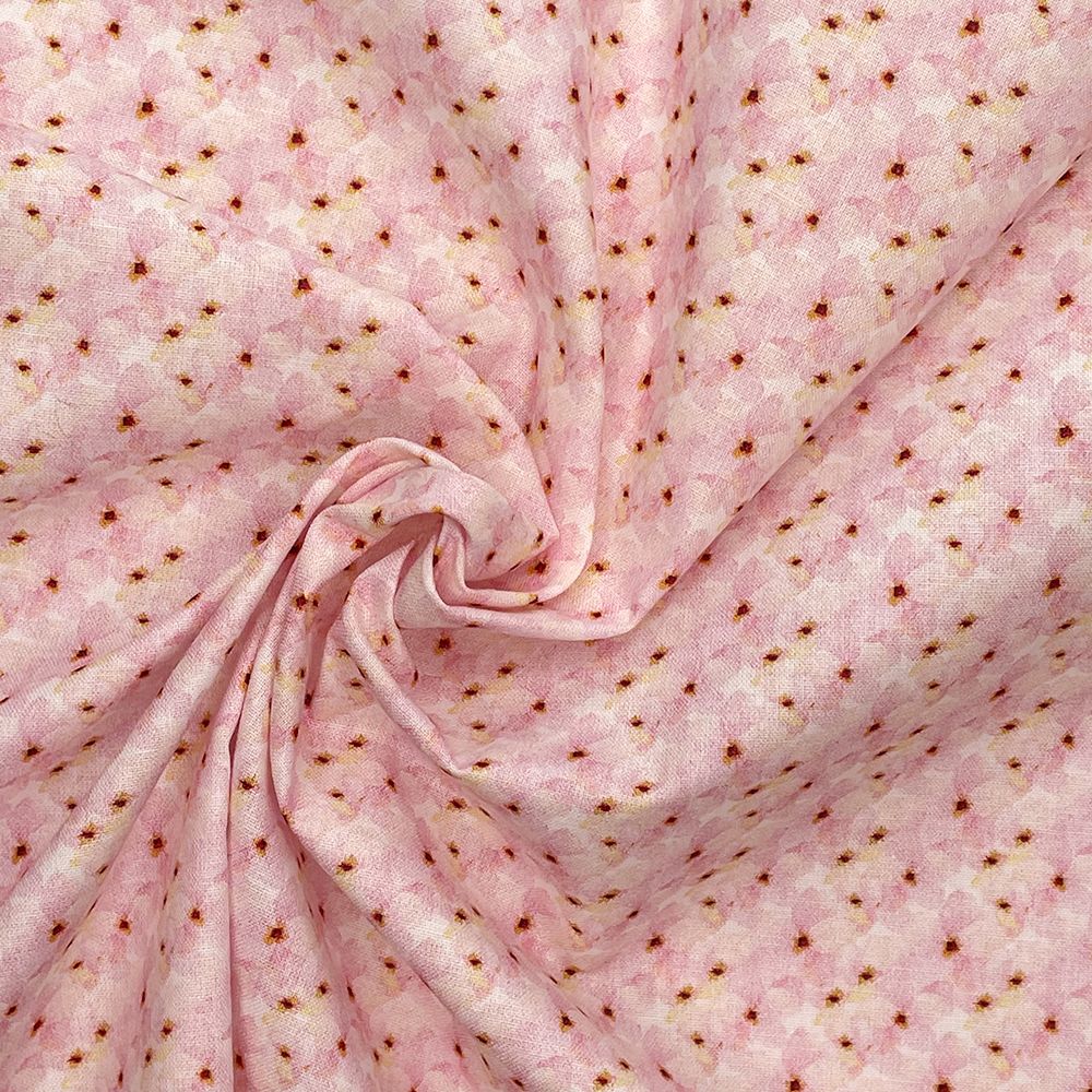 100% COTTON, 140 CMS WIDE, 150GSM. VINTAGE FLORAL, COUNTRY FLORALS ELEVEN.