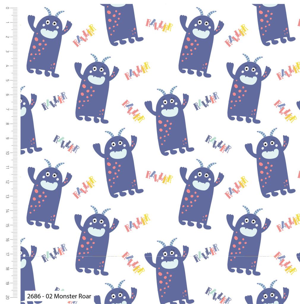 CUTEST LITTLE MONSTERS BY CRAFT COTTON COMPANY, 100% COTTON. **Special buy*