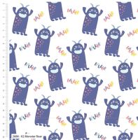 CUTEST LITTLE MONSTERS BY CRAFT COTTON COMPANY, 100% COTTON. **Special buy** Roar.