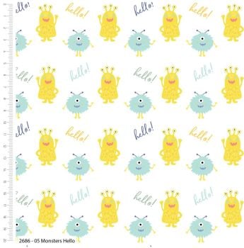 CUTEST LITTLE MONSTERS BY CRAFT COTTON COMPANY, 100% COTTON. **Special buy** Hello.