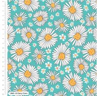Wild Dreams – The Crafty Lass – Organic Cotton Prints, DAISY CHAIN.