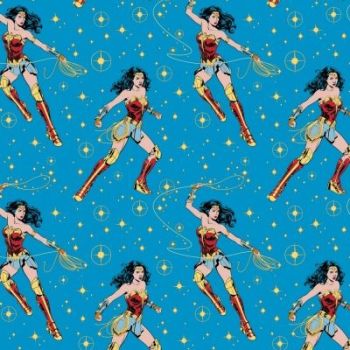 WONDER WOMAN SUPER HERO MARVEL BY CRAFT COTTON COMPANY, 100% COTTON. **Special buy** 