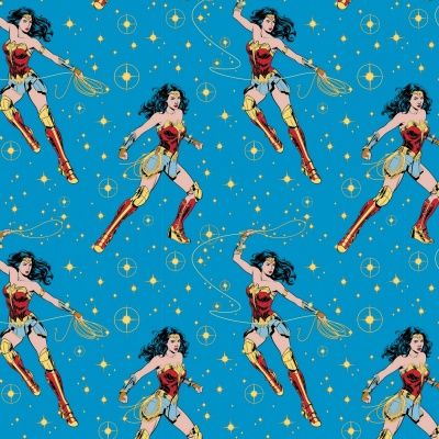 WONDER WOMAN SUPER HERO BY CRAFT COTTON COMPANY, 100% COTTON. **Special buy