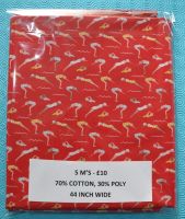 5 METRE PACK, 70% COTTON - 30% POLY, 44 INCH WIDE. DESIGN 8.