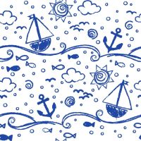 OUT AT SEA BY CRAFT COTTON COMPANY, 100% COTTON. **Special buy**