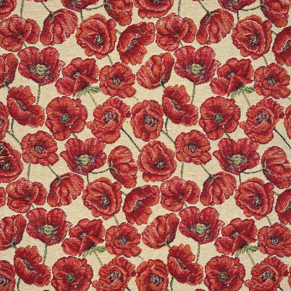 CHATHAM GLYN NEW WORLD TAPESTRY, POPPIES.