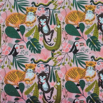 JUNGLE RANGE BY CRAFT COTTON COMPANY, 100% COTTON. JUNGLE FUN.