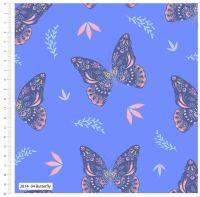 Enchanted Wings by Bethany Salt – Cotton Print, BUTTERFLIES. REDUCED TO CLEAR.